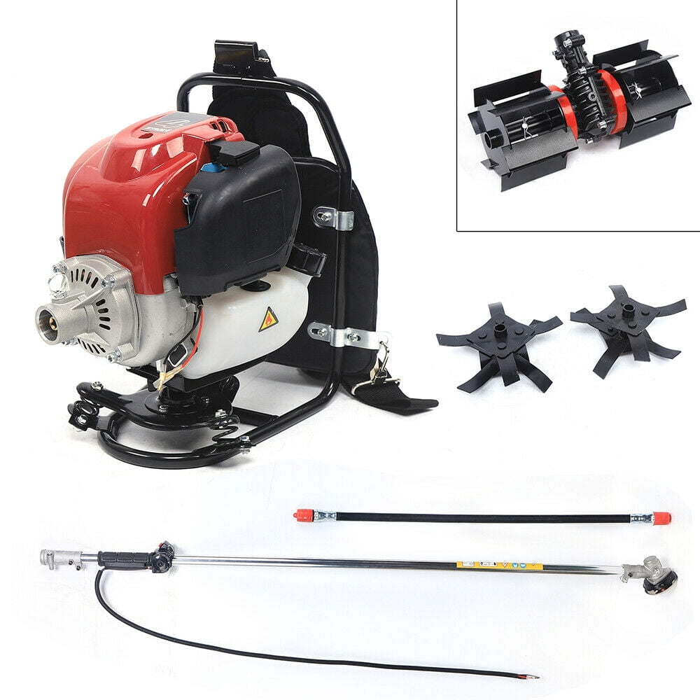 TBG140 Backpack 4 Stroke Cultivator Tiller Lawn Mower Hedge Trimmer Brush Cutter