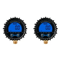 2X Tire Pressure Gauge Digital Tire Tester Display Air Pressure Manometer Quick Connect Coupler Thread 1/4