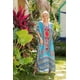 thumbnail image 4 of Vestido largo caftán holgado de verano con estampado étnico para mujer, ropa de playa y noche, 4 of 5