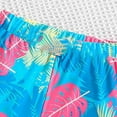 thumbnail image 4 of Gyexs Boys Swim Trunks Size 4T-5T Cartoon Dinosaur Print Swim Shorts Bathing Suit Elastic Waistband Casual Summer Beach Vacation Shorts X12-Sky Blue, 4 of 6