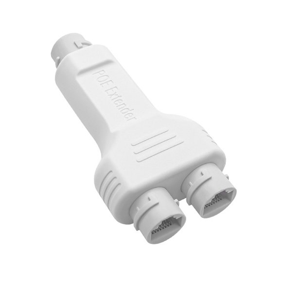 2 Port 1 in 2 Out Waterproof POE Extender 10/100Mbps Outdoor 30W High Power Plug&Play for PoE Switch NVR IP Camera AP