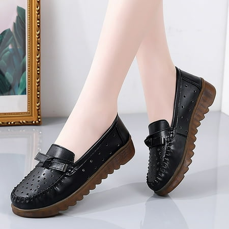 

PEASKJP Slippers Summer Women Wedges Open Toe Light Anti-Slip Comfortable Sandals Flatform Wedge Casual Sandal Black 7