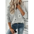 thumbnail image 4 of FOLUNSI Floral Zip Sweater: Plus Size, Stylish & Cozy, 4 of 4