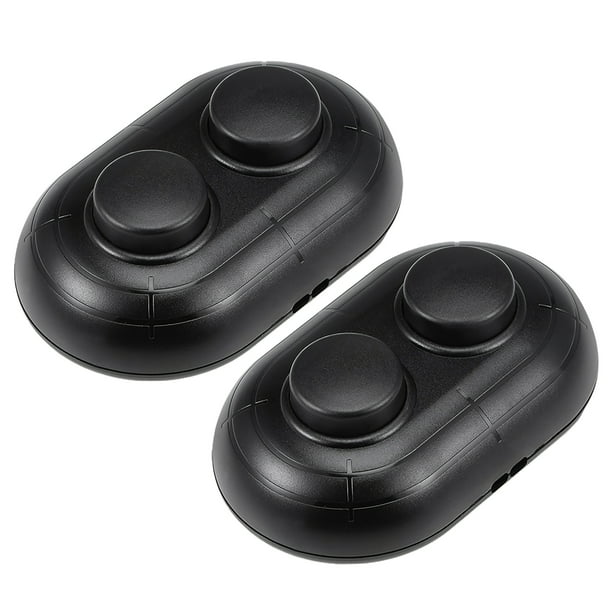 Inline Foot Pedal Push Lamp Switch, 2 Buttons Lighting Foot Control ON