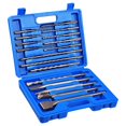 thumbnail image 1 of COMOWARE Ensemble de Perceuse à Marteau Rotatif & Brochettes - Outils de Maçonnerie en Béton 17 Pcs avec Étui de Rangement, 1 of 9
