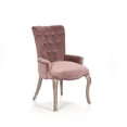 thumbnail image 5 of Zentique CF005 E272 V004 Iris Tufted Chair- Rose Velvet - 19 x 36 x 18 in., 5 of 5
