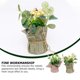 thumbnail image 5 of 2 piezas de plantas artificiales decorativas de simulación de plantas en maceta, 5 of 5