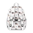 thumbnail image 3 of Cartoon Pug Dog Backpack for School,Cute School Bag,Schoolbag with Adjustable Shoulder Straps & Padded Back,15"x11.42"x5.5", 3 of 6