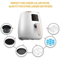 thumbnail image 2 of Air Fryer Accessories Set 8 Inch 13pcs Air Fryer Accessories Includes Pizza Pan//Clips/Bread Rack/Silicone Mat/Oil Brush Etc for Cosori Princess Innsky Gowise Philips and All 47l 55l 62l Fryers, 2 of 5