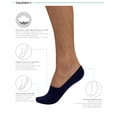 thumbnail image 2 of 6 PAIRS LINER COTTON SOCKS NON SLIP | MEN'S CASUAL NO SHOW INVISIBLE SOCKS | ITALIAN HOSIERY (USA: 5/8=EU: 35/38, 6 pairs blue), 2 of 6