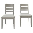 thumbnail image 4 of Castle Place Vintage Style Wooden Dining Chair, Set of 2, White, 4 of 8