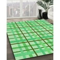 thumbnail image 2 of Ahgly Company Indoor Round Patterned Jade Green Area Rugs, 3' Round, 2 of 6