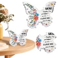 thumbnail image 4 of 【6】Placa Acrílica Con Forma Mariposa Recuerdo Regalo Del Día La Madre (Flor Mariposa), 4 of 9
