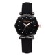 thumbnail image 1 of LVPAI Reloj de pulsera con correa de PU para mujer a la moda, reloj de cuarzo causal con esfera irregular (negro), 1 of 5