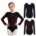 thumbnail image 7 of Aislor Gymnastics Leotard for Girls Rhinestone Jumpsuit Long Sleeve Athletic Dance Bodysuit Hot Pink 16, 7 of 7