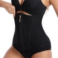 thumbnail image 4 of Body Shaper Waist Trainer Belt Women Shapewear Adjustable Hook And Zippered Closure Abdominal Trainer For Body Shaping, 4 of 11