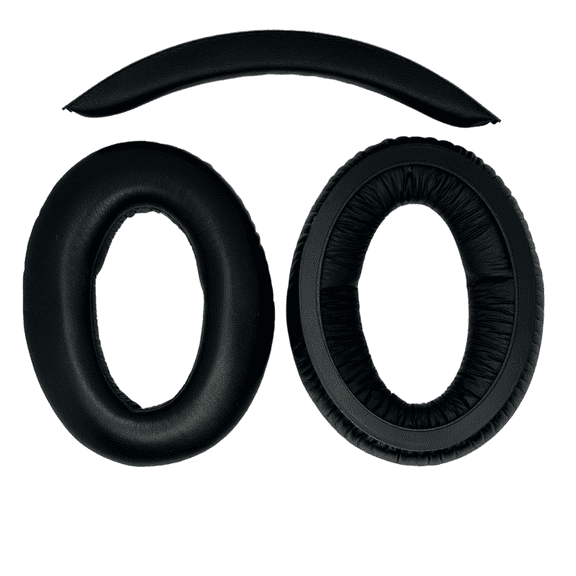 CentralSound Replacement Ear Pads and Headband Pad Cushion for Sennheiser PXC450 PXC350 PC350 PC350 SE HD380 PRO HME95 HMEC250 G4ME Zero Game Zero