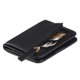thumbnail image 1 of Cartera pequeña y compacta de lujo con bolsillo de piel auténtica para mujer, minimonedero con ventana de identificación JM, 1 of 5