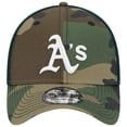 thumbnail image 2 of Men's New Era Camo Oakland Athletics Team Neo 39THIRTY Flex Hat, 2 of 5