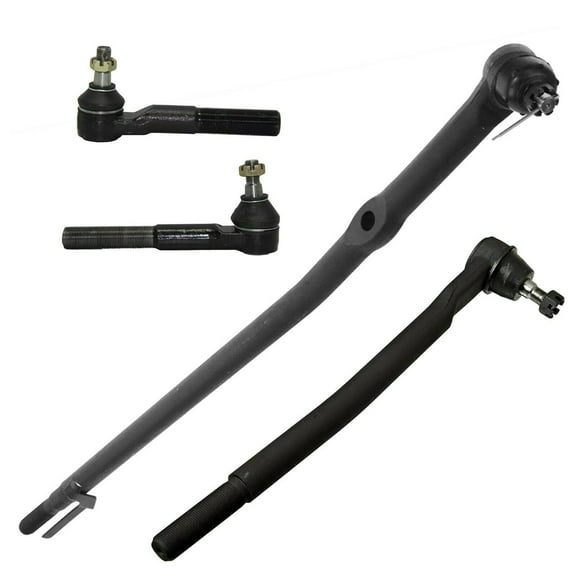 4 Pc Steering Suspension Front Tie Rod Ends Passenger & Driver Side Kit Compatible with 2WD Models Fits select: 1999-2004 FORD F250, 1999-2004 FORD F350