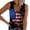 Black, variant on Ribbed July 4th Tank Tops for Women V Neck Independence Day Patriotic Sleeveless Tops Festival Trendy Outfits Coffee, S