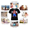 thumbnail image 3 of Super Mario T-Shirts for Boys Girls, Kids 3D Print Short Sleeve, Unisex Crew Neck Tee Shirts for Youth, 3 of 9