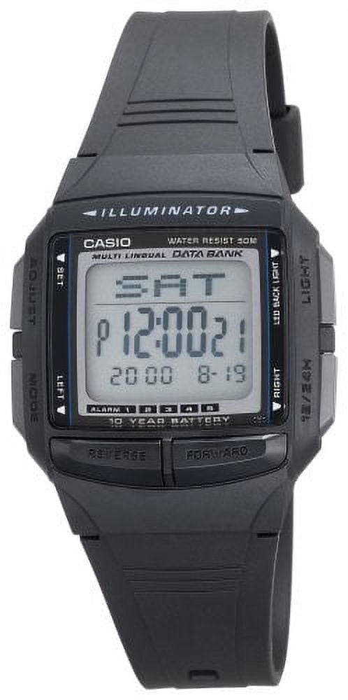 Casio DB36-1AV 30 Page Databank Digital 5 Alarm Mode Countdown