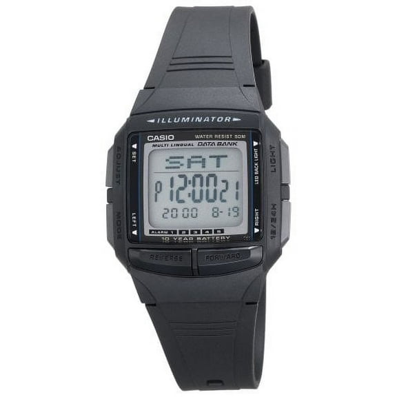 Casio Male Adult DB36-1AV Multilingual Databank Watch