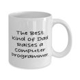thumbnail image 2 of Brilliant Dad Gifts, The Best Kind of Dad Raises a Computer Programmer, Sarcasm Father 15oz Mug Gifts For Dad From Son, Fathers Day Gifts, Unique Gifts for Dad, Personalized Gifts for Dad, Best, 2 of 2
