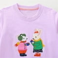 thumbnail image 4 of WOYY Toddler Girls Sweatshirt Cute Animal Embroidery Soft Cotton Pullover, Sizes 4-5T, 4 of 5