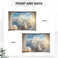 thumbnail image 2 of Cauagu Sunset Airplane Travel View for Tyvek Makeup Bag,Reusable Travel Cosmetic Bag Women Organizer Toiletry Bag Birthday,Gifts for Women Girlfriend Mom Teacher 6.5’’*8.9’’, 2 of 7