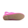 thumbnail image 3 of Little Girls Dana Ankle High Strappy Round Toe Mary Jane Dress Flats Shoes, Fuchsia, 13, 3 of 4