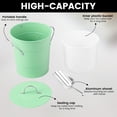 thumbnail image 4 of LINFANG 3.5L Double Wall Insulated Ice Bucket with HandleIce Cube Beverage Bin Metal Icing Cube Container with Scoop+ Lid for Beer Drinks Bar Parties, 4 of 9
