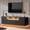 57.8"W-Black, variant on GALAXHERO TV Stand for 65 inch Entertainment Center with LED Lights & Large Storage Cabinet Modern TV Console Stands Table for Living Room Bedroom White