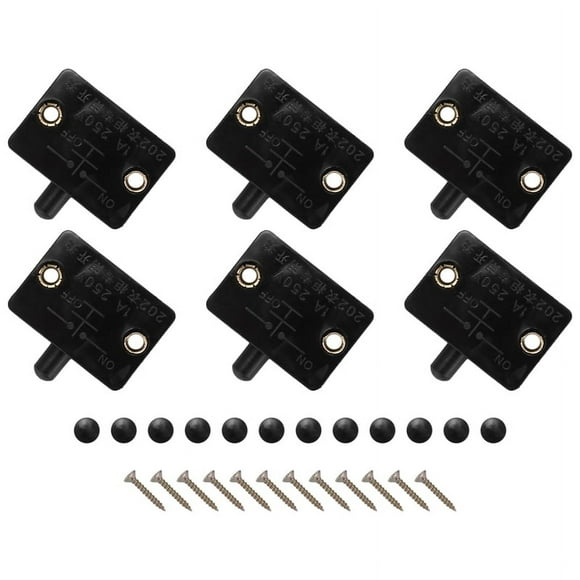 6Pcs Door Led Switch for Closet Light,Normally Closed Cabinet Electrical Lamp SwitXL14310