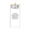 thumbnail image 1 of Crystal Candle Holder with Picture Personalized 3D Engraved Crystal Candlestick⌒ P1P5, 1 of 6