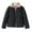Black., variant on Akafmk Womens Puffer Jackets Coats,Womens Winter Puffer Coats,Fashion Women's Zipper Long Sleeve Down Cottons Jacket Cottons Solid Color Jacket Fleece Warm Jacket Coats
