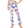 thumbnail image 2 of Odeerbi 2-13 Años Niñas Pantalones de Yoga de Pierna Ancha Entrenamiento Baile Deporte Atlético Pantalones Elasticidad Lindo Cintura Alta Pantalones de Pierna Recta, 2 of 9