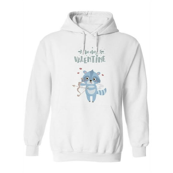 Cupid Raccoon Hoodie Women -Image by Shutterstock, Female Large