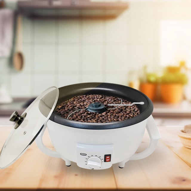 Temperatura ajustable de tostadores de grano de café 0-240 degree C versátil Máquina de tostador de café para principiantes para la tienda de soja frutas sin temporizador