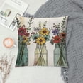 thumbnail image 2 of PHYHOO  Spring Farmhouse Throw Pillow Cover Floral Bloom Vase Pillowcase Flowers Spring Summer Patio Decirations Cushion Case for Sofa Couch Home Bed, 2 of 5