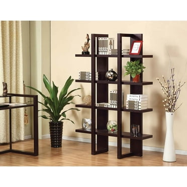 Cosmic Homes Bookcase- Dark Cherry, Organizer, Book Shelf Décor, Book Shelf, Rich Color Finish, Office Furniture, Shelves for Living Room