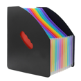 thumbnail image 1 of Lojalitet A4 file folder oblique telescopic organ bag multi-layer classification data rack,Black, 1 of 5