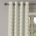 thumbnail image 2 of Ambesonne Ethnic Grommet Curtain, Azulejo Tiles Design, 50" x 120", Taupe Beige, 2 of 6