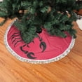 thumbnail image 2 of Scorpion Pattern Christmas Tree Skirt Tassel Lace for Xmas Ornaments Decoration 48", 2 of 6