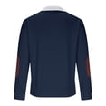 thumbnail image 6 of Njagoc3 Womens Colorblocked Semi-Zip Long Sleeve Turn-Down Collar Casual Sweatshirt Jacket Top, 6 of 6