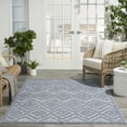 thumbnail image 2 of Nourison Versatile Indoor/Outdoor Denim Blue 4' x 6' Area Rug, (4x6), 2 of 10