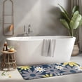 thumbnail image 2 of Navy Daisy Flower Pattern Kitchen Rug Mat,Kitchen Runner Rugs Non Skid Washable,Decorative Kitchen Floor Mats for Kitchen,Sink,Laundry,17"x47.2", 2 of 7