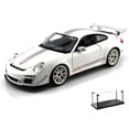 thumbnail image 1 of Diecast Car & LED Display Case Package - Porsche 911 GT3 RS 4.0, White - Bburago 11036 - 1/18 scale Diecast Model Toy Car w/LED Display Case, 1 of 4