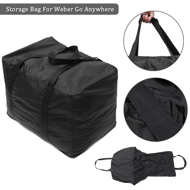 q Barbeque Premium Storage Carry Bag For Weber Go Anywhere Portable Charcoal Grill 22 8 X14 2 X16 Walmart Com Walmart Com